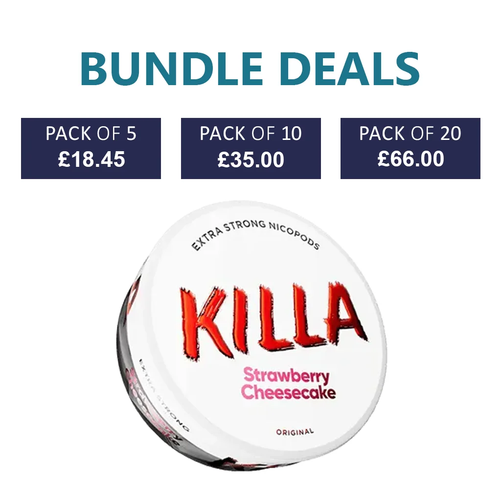KILLA Strawberry Cheesecake Nicotine Pouch - 16mg
