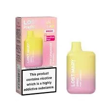 Cherry Peach Lemonade BM600 Prefilled Pods by Lost Mary