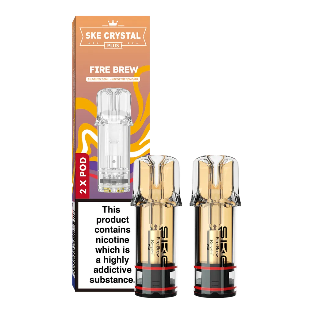 Fire Brew Crystal Plus Prefilled Pods by SKE