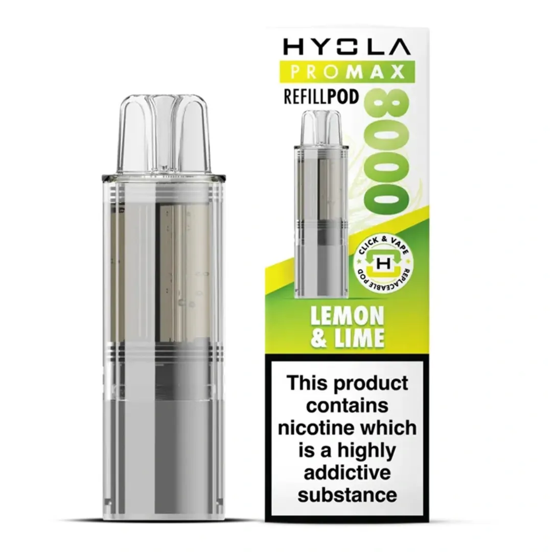 Lemon & Lime Pro Max 8000 Prefilled Pod & Refill by Hyola