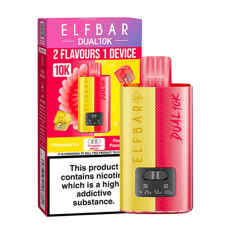 Pineapple Edition Dual 10K Prefilled Pod & Refill by Elf Bar