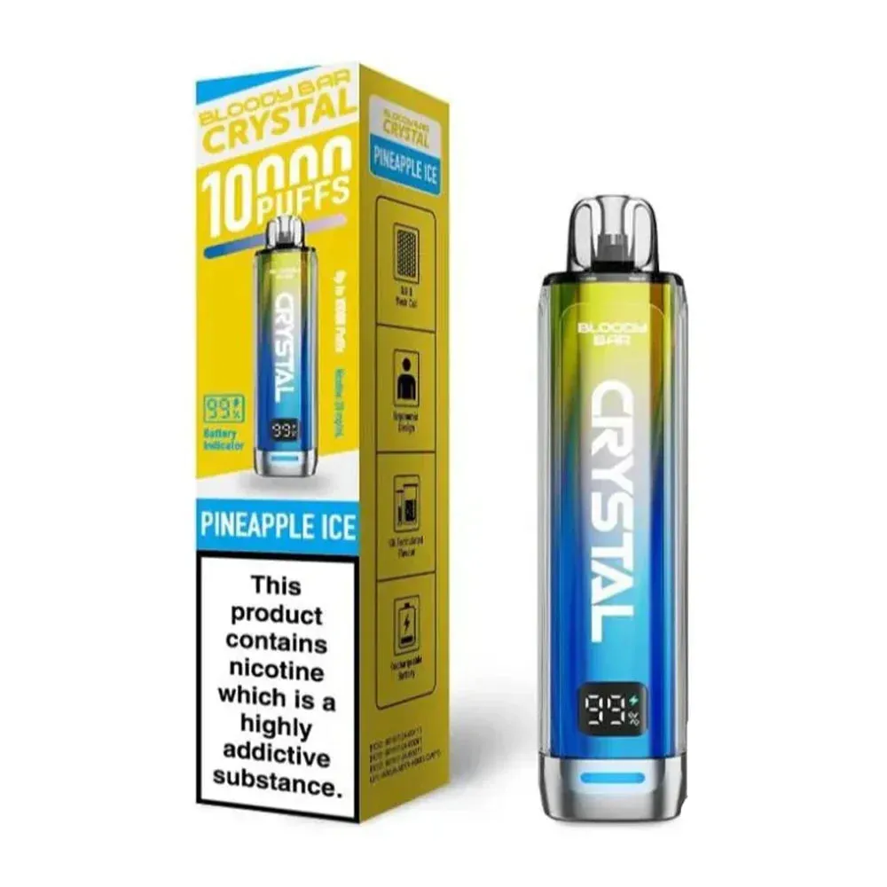 Pineapple Ice Crystal 10K Prefilled Pod & Refill by Bloody Bar