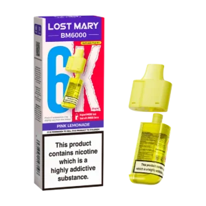 Pink Lemonade BM6000 Prefilled Pod & Refill by Lost Mary
