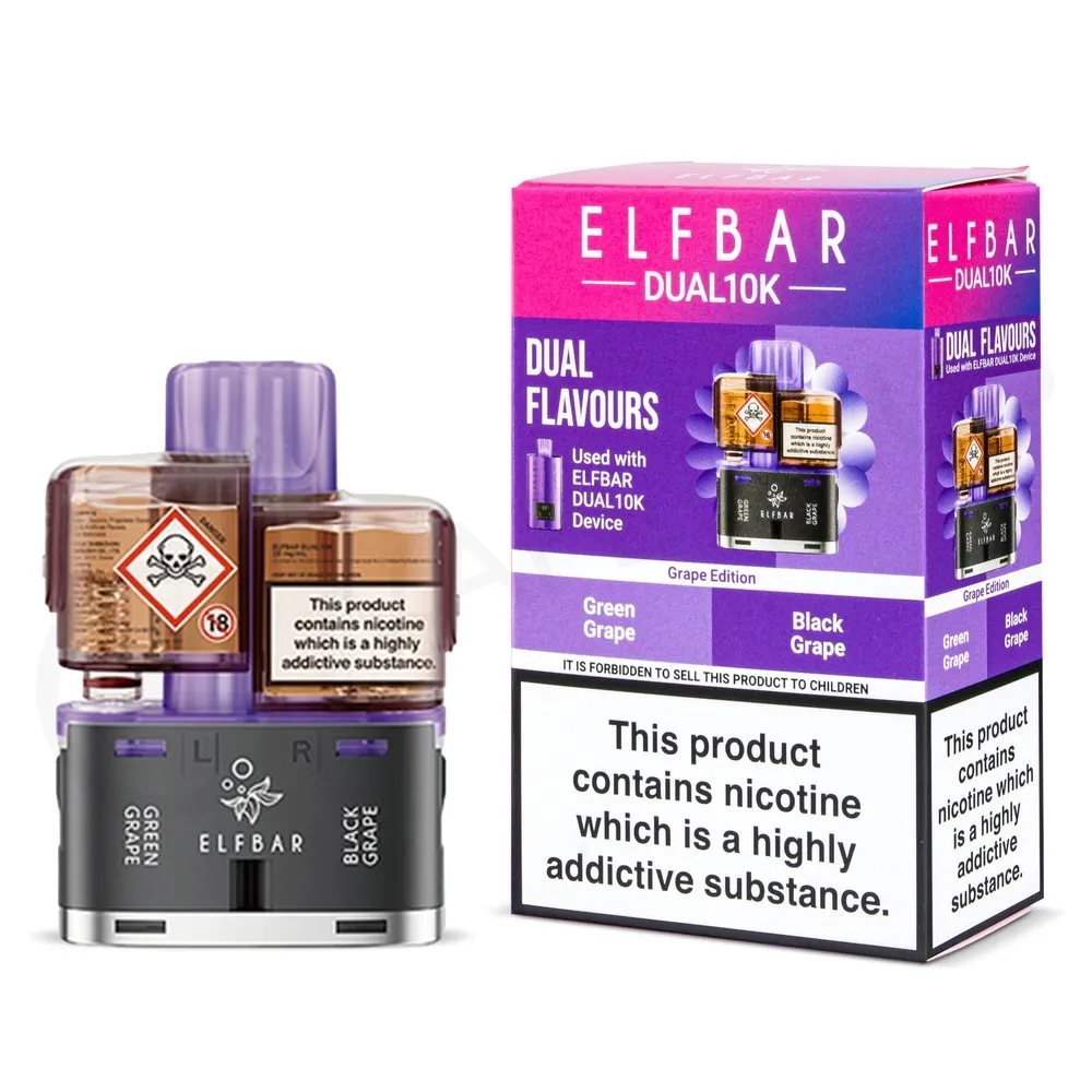 Purple Edition Dual 10K Prefilled Pod & Refill by Elf Bar