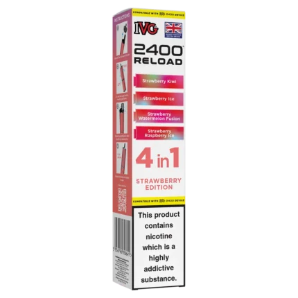 Strawberry Edition Reload Prefilled Pods by IVG 2400