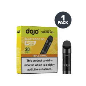 Triple Mango Dojo Blast 2000 Go Prefilled Pod & Refill by Vaporesso