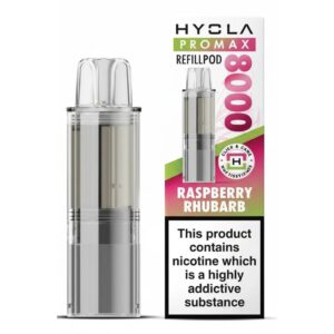 Raspberry Rhubarb Pro Max 8000 Prefilled Pod & Refill by Hyola