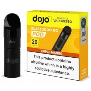 Triple Mango Dojo Blast 2000 Go Prefilled Pod & Refill by Vaporesso