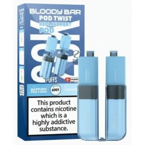 Blueberry Raspberry / Cherry Ice Ultra Twist 20K Prefilled Pod & Refill by Bloody Bar