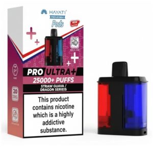 Straw Guava Dragon Berries Pro Ultra Plus 25K Prefilled Pod & Refill by Hayati