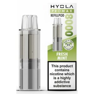 Fresh Mint Pro Max 8000 Prefilled Pod & Refill by Hyola
