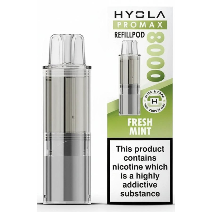Fresh Mint Pro Max 8000 Prefilled Pod & Refill by Hyola