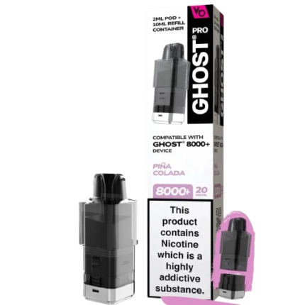 Kiwi Passionfruit & Guava Pro 8000+ Prefilled Pod & Refill by Ghost
