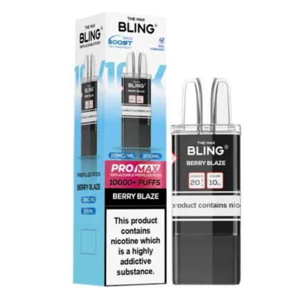 Berry Blaze Max 10K Prefilled Pod & Refill by The Bling