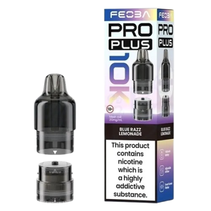 Blue Razz Lemonade Pro Plus 10K Prefilled Pod & Refill by Feoba