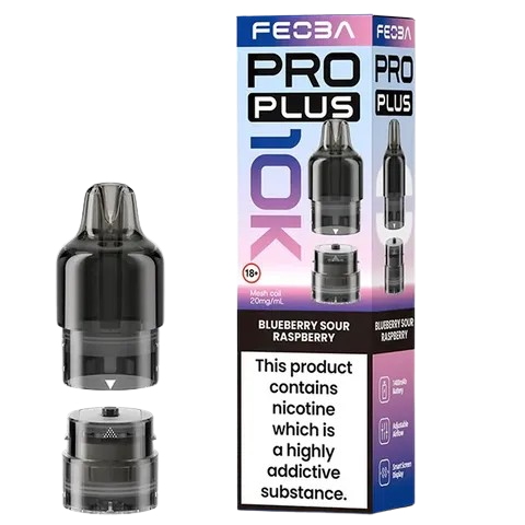 Blueberry Sour Raspberry Pro Plus 10K Prefilled Pod & Refill by Feoba