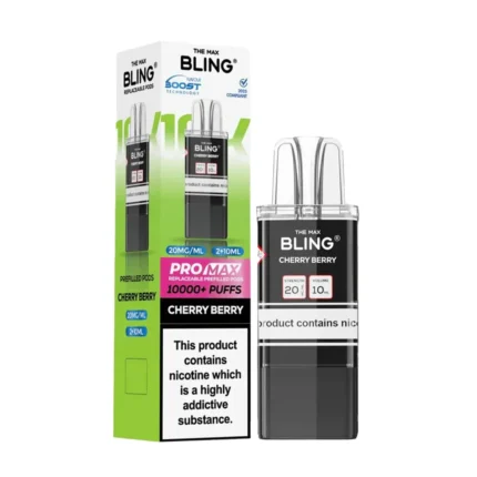 Cherry Berry Max 10K Prefilled Pod & Refill by The Bling
