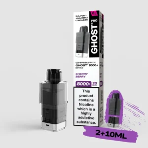 Cherry Berry Pro 8000+ Prefilled Pod & Refill by Ghost