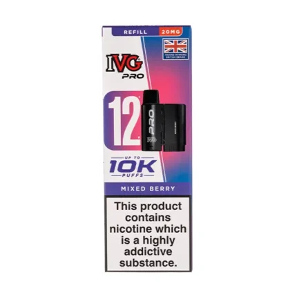 Double Apple Pro 12 Prefilled Pod & Refill by IVG