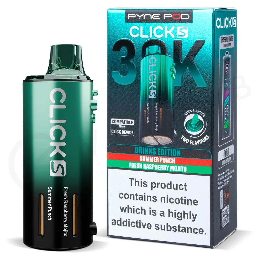 Drinks Edition Click S 30K Prefilled Pod & Refill by Pyne Pod