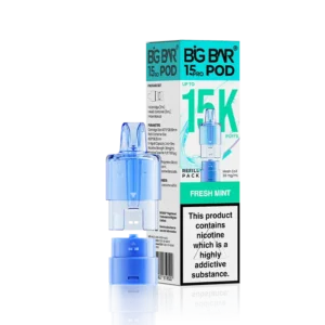 Fresh Mint 15K Pro Prefilled Pod & Refill by Big Bar