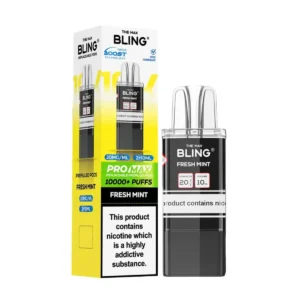 Fresh Mint Max 10K Prefilled Pod & Refill by The Bling