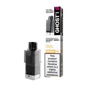 Peach Mango Pro 8000+ Prefilled Pod & Refill by Ghost