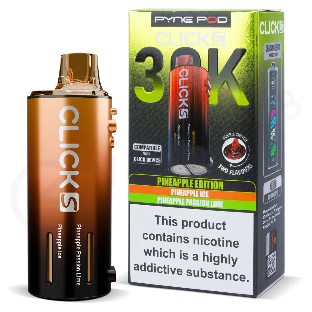 Pineapple Edition Click S 30K Prefilled Pod & Refill by Pyne Pod