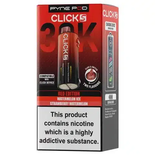 Red Edition Click S 30K Prefilled Pod & Refill by Pyne Pod