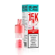 Strawberry Ice 15K Pro Prefilled Pod & Refill by Big Bar