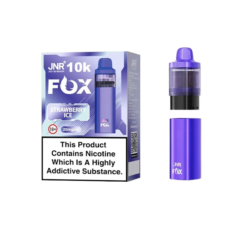 Strawberry Ice Fox 10K Prefilled Pod & Refill by JNR