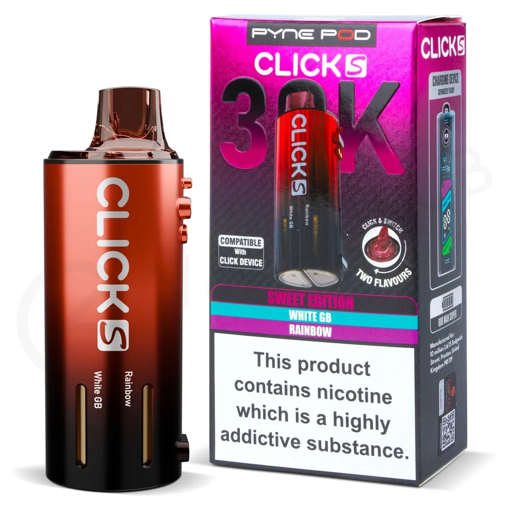 Sweet Edition Click S 30K Prefilled Pod & Refill by Pyne Pod