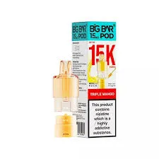 Triple Mango 15K Pro Prefilled Pod & Refill by Big Bar