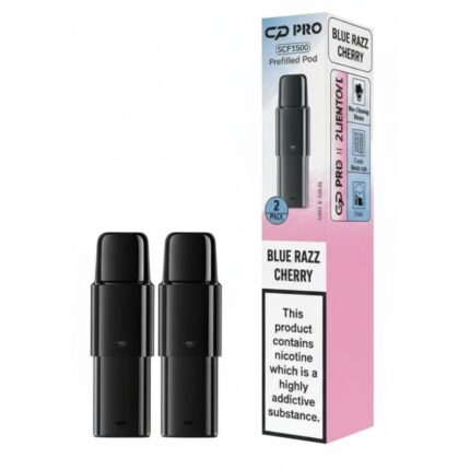 Blue Razz Cherry CP 600 Prefilled Pods by Crystal Pro
