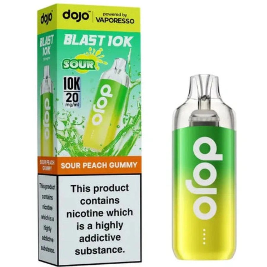 Sour Peach Gummy Dojo Blast 30K Pro Prefilled Pod & Refill by Vaporesso