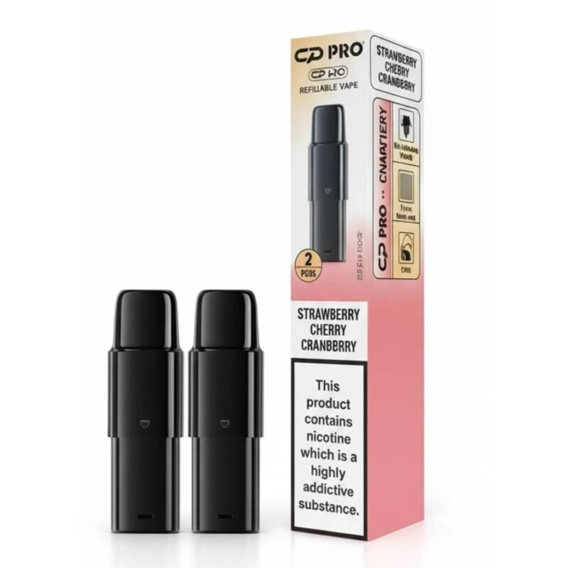 Strawberry Cherry CP 600 Prefilled Pods by Crystal Pro