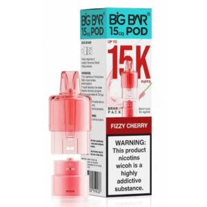 Fizzy Cherry 15K Pro Prefilled Pod & Refill by Big Bar