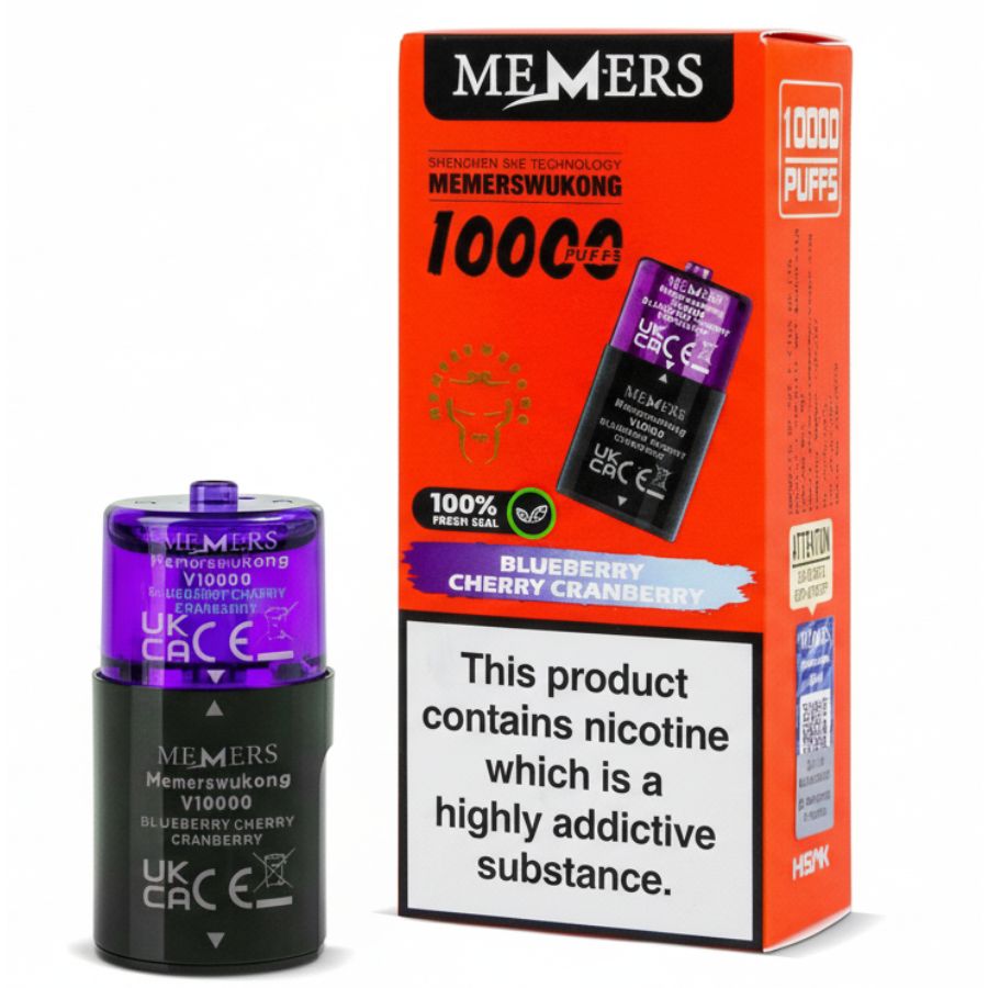 Blueberry Cherry Cranberry Wukong V10000 Prefilled Pod & Refill by Memers
