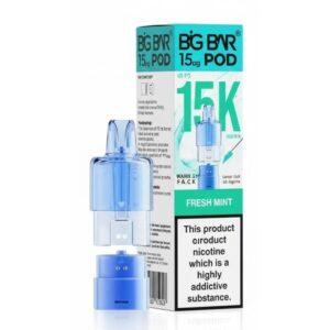 Fresh Mint 15K Pro Prefilled Pod & Refill by Big Bar