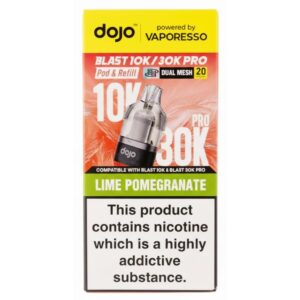 Lime Pomegranate Dojo Blast 30K Pro Prefilled Pod & Refill by Vaporesso