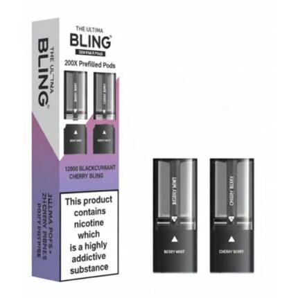 Blueberry Strawberry Blackberry / Blueberry Cherry Cranberry Ultra Plus 30K Prefilled Pod & Refill by The Bling