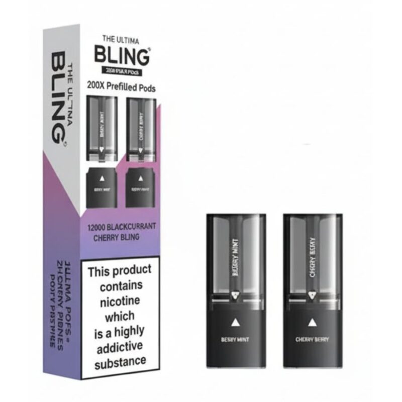 Blueberry Strawberry Blackberry / Blueberry Cherry Cranberry Ultra Plus 30K Prefilled Pod & Refill by The Bling