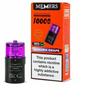 Sakura Grape Wukong V10000 Prefilled Pod & Refill by Memers