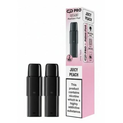 Juicy Peach CP 600 Prefilled Pods by Crystal Pro