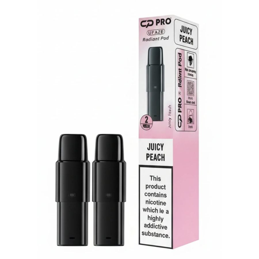 Juicy Peach CP 600 Prefilled Pods by Crystal Pro