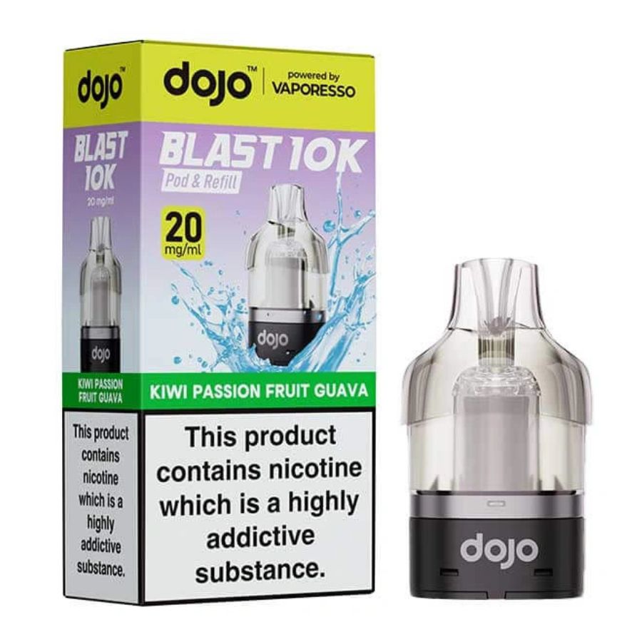 Kiwi Passion Fruit Guava Dojo Blast 30K Pro Prefilled Pod & Refill by Vaporesso