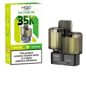 Kiwi Passionfruit Guava & Strawberry Kiwi Glow Air 35K Prefilled Pod & Refill by HQD