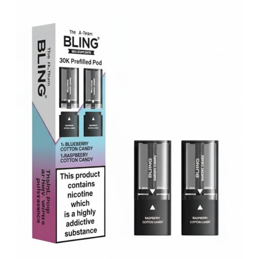 Fizzy Cherry / Cherry Cola Ultra Plus 30K Prefilled Pod & Refill by The Bling