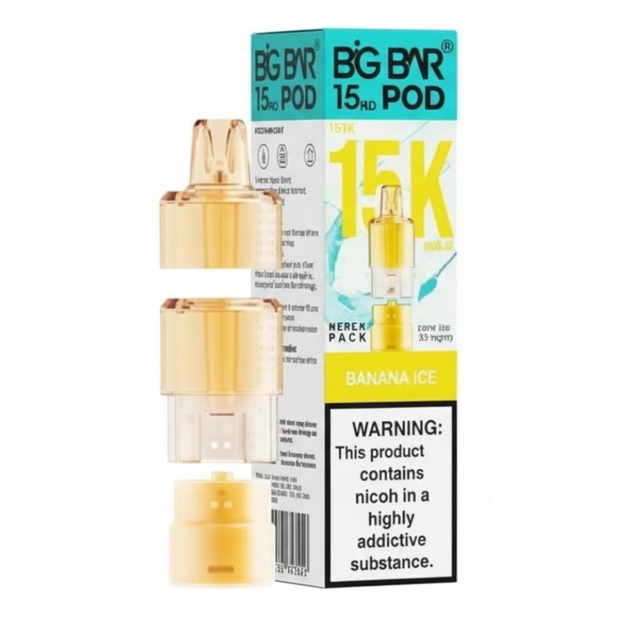 Banana Ice 15K Pro Prefilled Pod & Refill by Big Bar