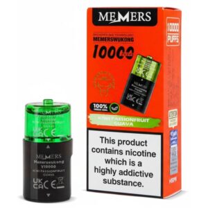Kiwi Passionfruit Guava Wukong V10000 Prefilled Pod & Refill by Memers
